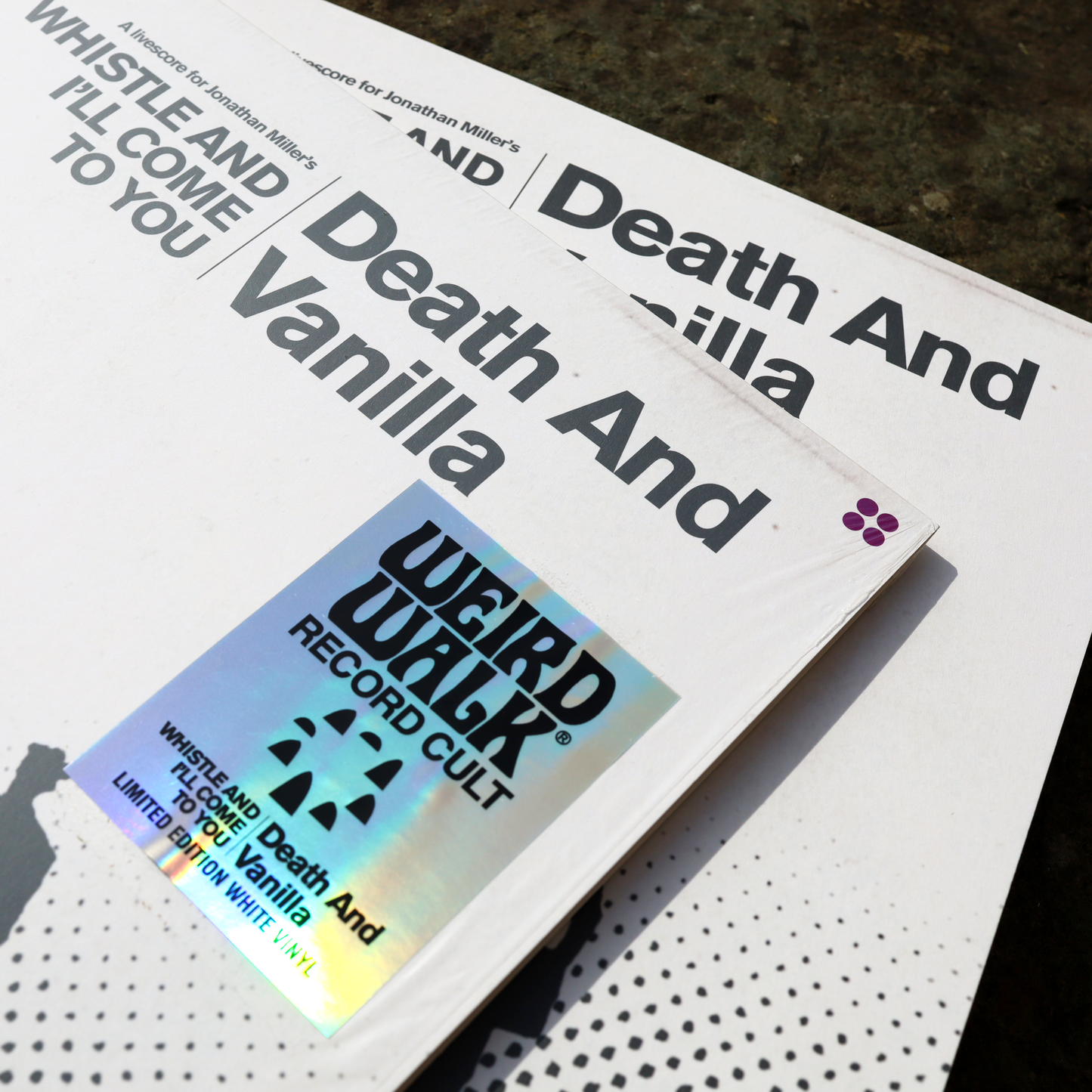 WW RECORD CULT: Death And Vanilla 'Whistle and I'll Come To You' (PRE-ORDER)