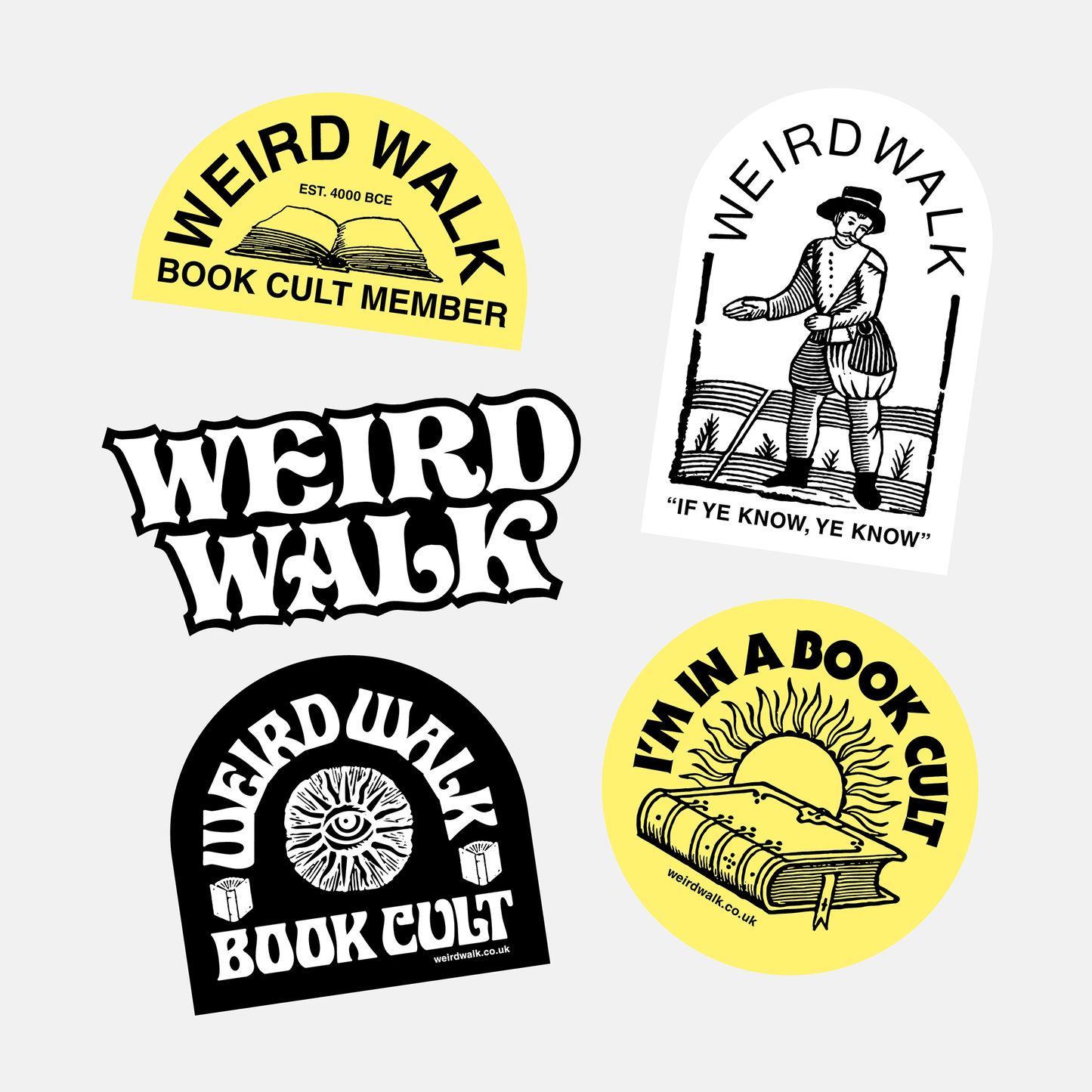 Book Cult Sticker Pack