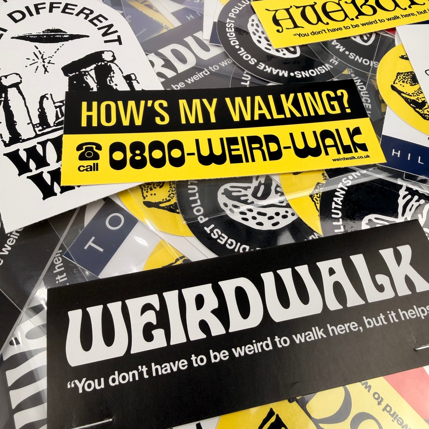HOW'S MY WALKING? Sticker Pack