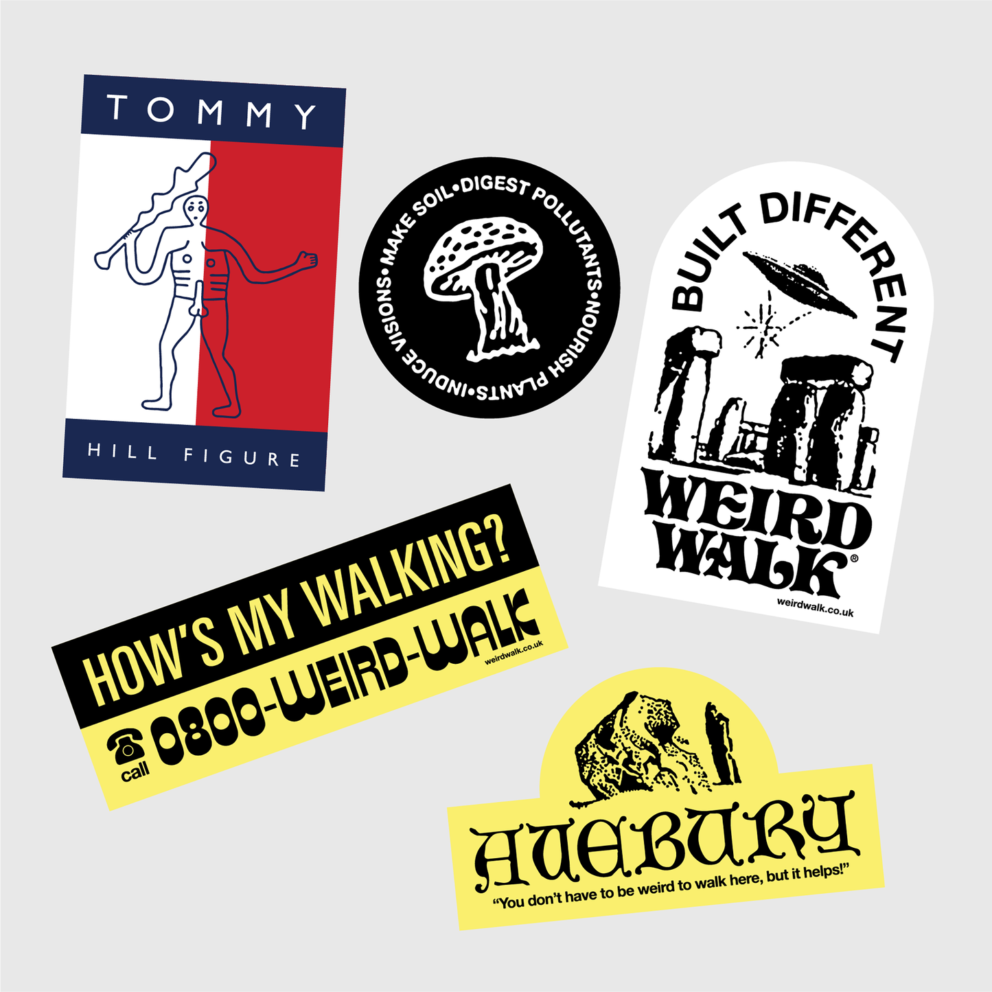 Sticker Person Walk In HOW'S MY WALKING? Sticker Pack – Weird Walk