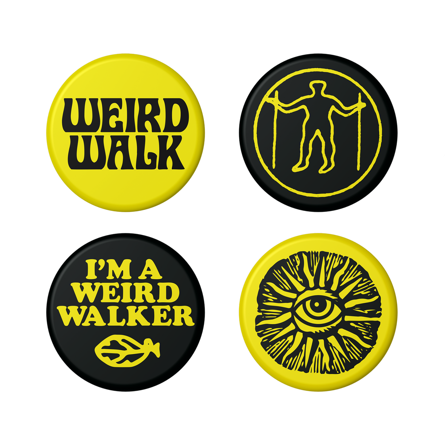 WEIRD WALK badge pack