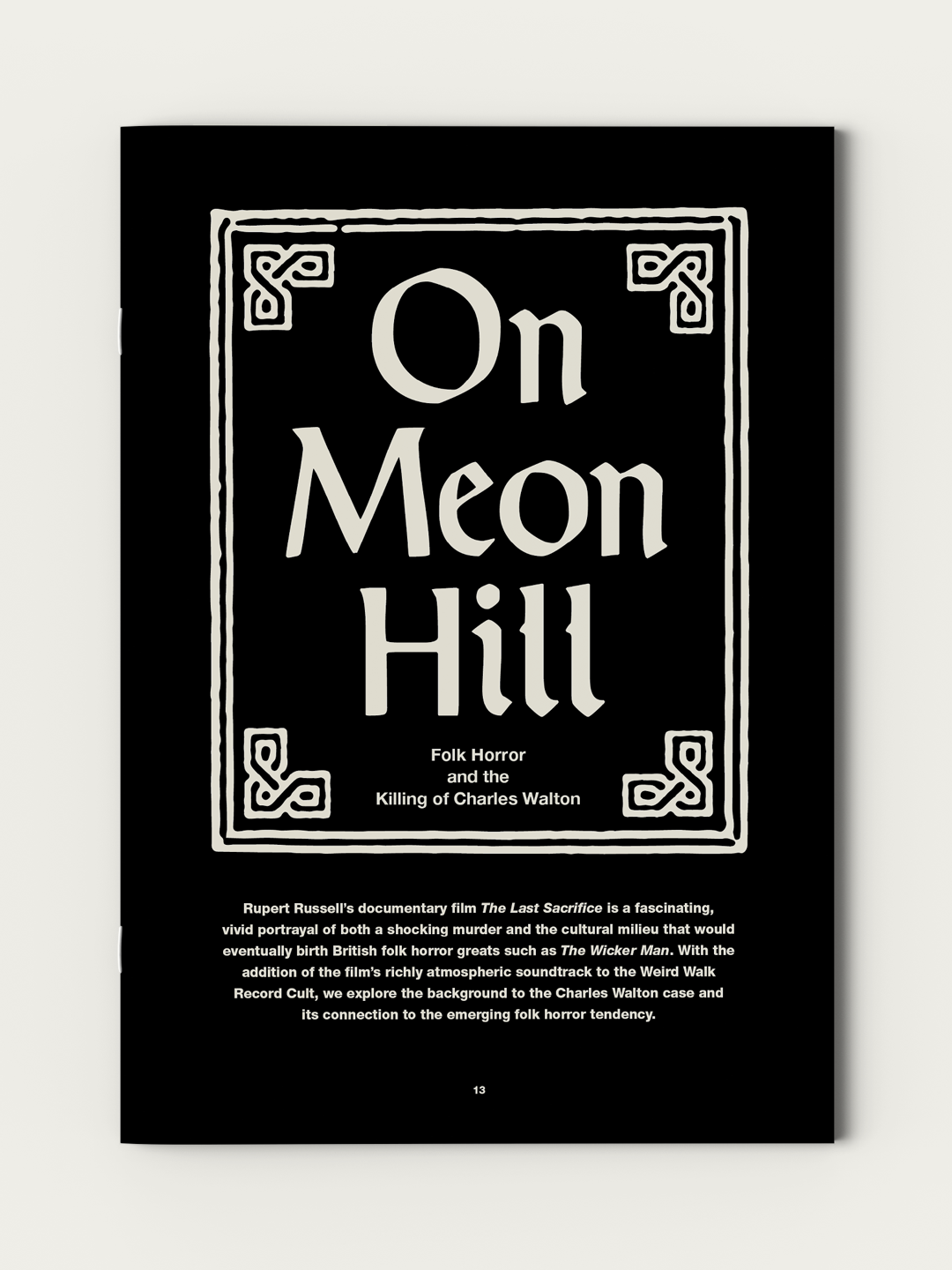 RITUAL ZINE number TWO